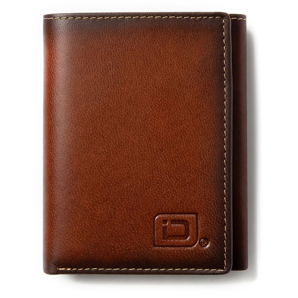 Mens RFID Wallet - Extra Capacity Trifold 7 slot with ID Window
