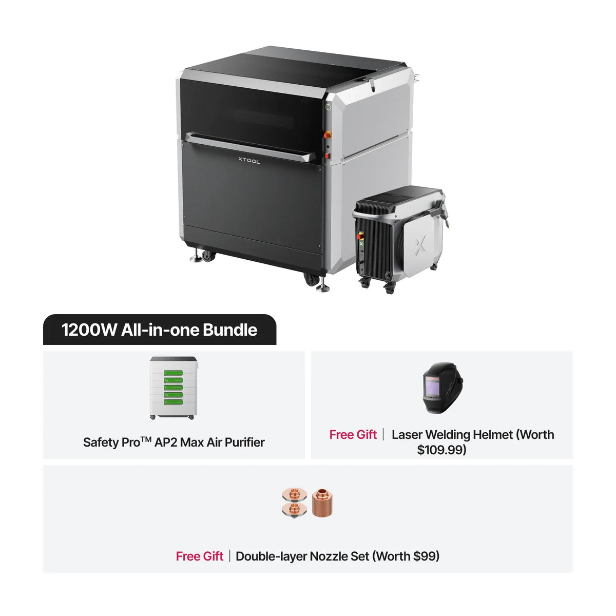 xTool MetalFab Laser Welder/ CNC Cutter